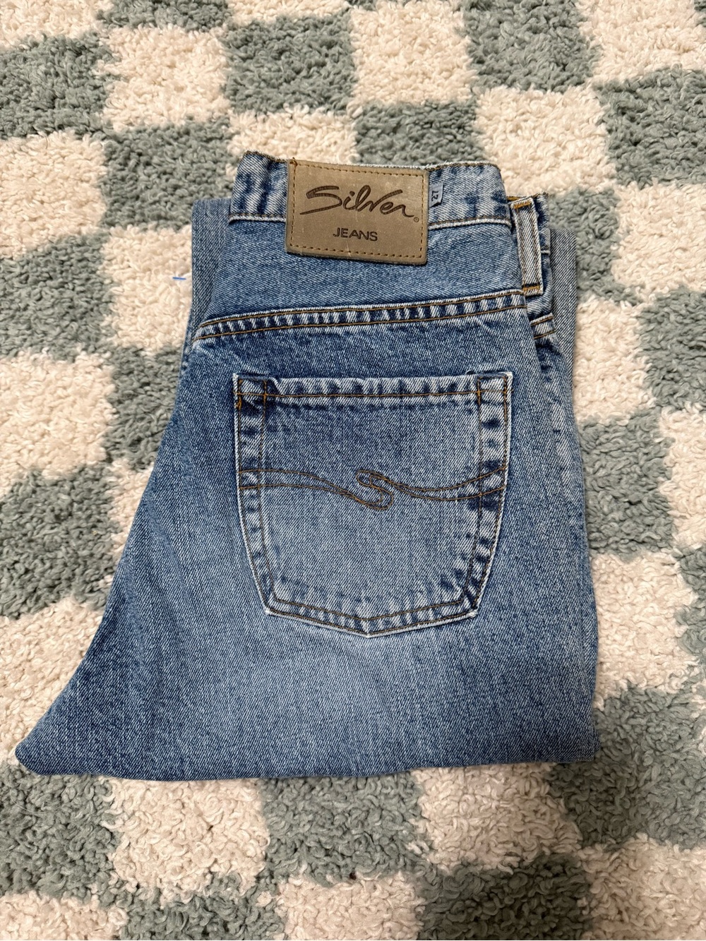 Vintage Silver Jeans 90s Y2K mid low rise bootcut nwt mom retro size 27X34